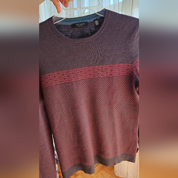 Ted Baker London Cowden Crew Neck Sweater Sz.L    V-BL - Picture 3 of 10